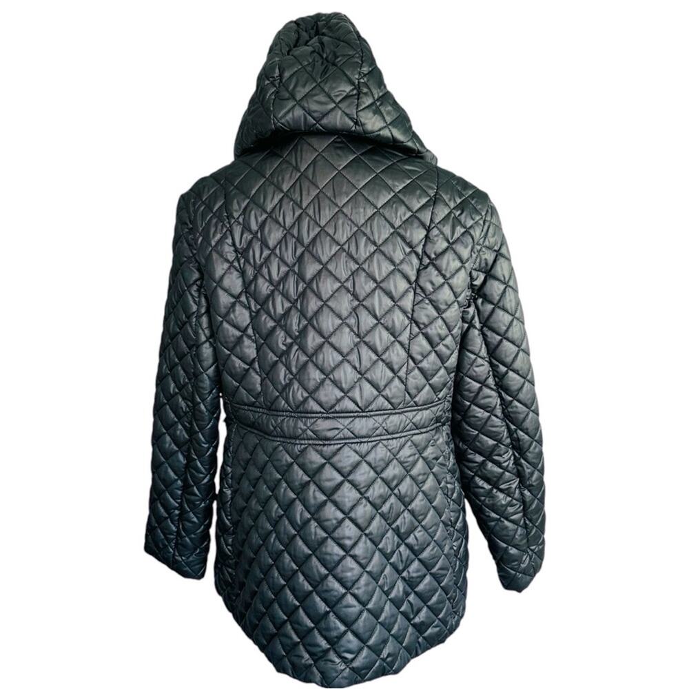 Kate Spade - Hooded Quilted Jacket, size XL, Black - Picture 3 of 12